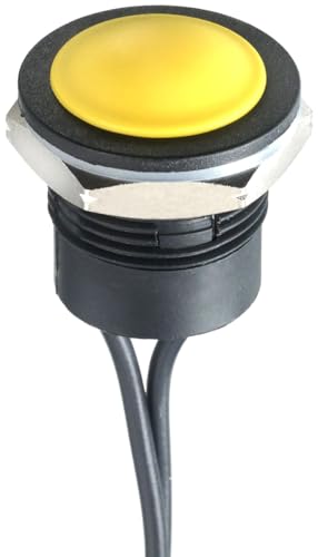 APEM IAR3F1500 IA Series Drucktaster 24 V/DC 2 A 1 x Ein/(Aus) tastend (Ø x H) 16 mm x 20 mm IP67 1 St. von APEM
