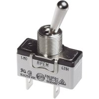 Apem - 637H/2 637H/2 Kippschalter 250 v/ac 10 a 1 x (Ein)/Aus/(Ein) tastend/0/tastend 1 St. von APEM