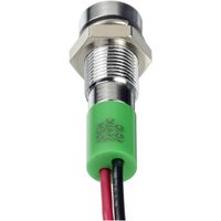 Apem - Q6R1BXXG02E LED-Signalleuchte Grün Recessd 50 mcd von APEM