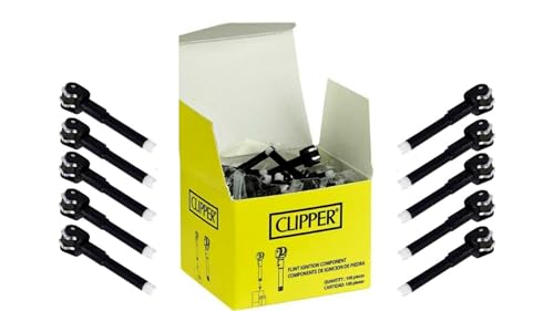 Clipper Feuersteine | Feuerzeug-Ersatz-Radschaft | Feuersteine im Lieferumfang enthalten | 10 Stück | Schaft in Standardgröße Clipper Feuersteine | Feuerzeug-Ersatz-Radschaft | Feuersteine im Lieferumfang enthalten | 10 Stück | Schaft in Standardgröße von Erkic
