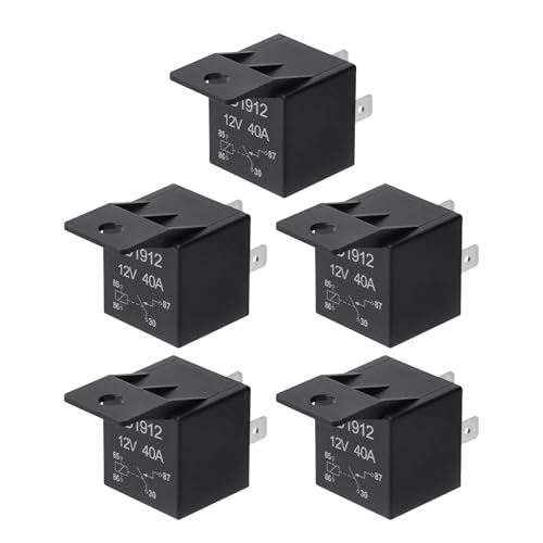 APIELE Car Relais Auto KFZ Relay 12V 40A 4 Pin mit fester Platte Automotive Elektrische für Autos Motorräder LKWs 5 Stück APIELE Car Relais Auto KFZ Relay 12V 40A 4 Pin mit fester Platte Automotive Elektrische für Autos Motorräder LKWs 5 Stück von APIELE