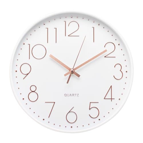 APIELE Silent Simple Pointer 3D Digital Wanduhr für Schlafzimmer Küche Wohnzimmer Schule von APIELE