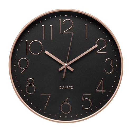 APIELE Silent Simple Pointer 3D Digital Wanduhr für Schlafzimmer Küche Wohnzimmer Schule von APIELE