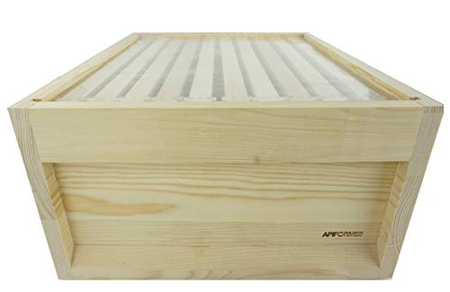 APIFORMES Premium Abdeckfolie für Zander Beute - 478x376 - transparent mit Nadelperforation | LDPE | lebensmittelecht | Imkerei | Imkereibedarf | von APIFORMES
