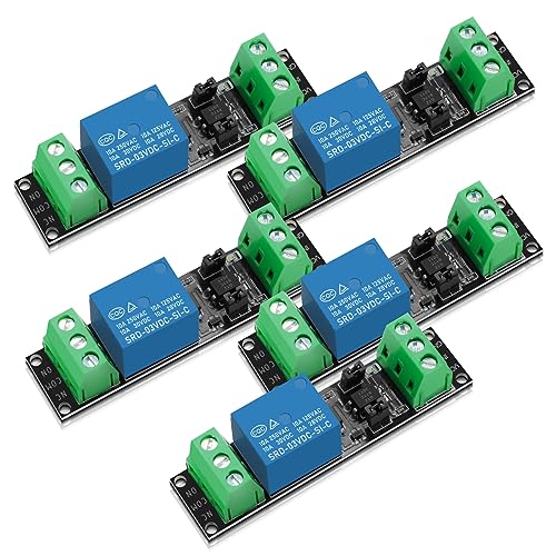 3V Relais Power Switch Board,APKLVSR 1-Kanal Optokoppler Modul Opto-Isolation-High-Level-Trigger,5 Stücke 1-Kanal-Relais 3V Modul für IOT ESP8266-Mikrocontroller-Entwicklungsplatine 3V Relais Power Switch Board,APKLVSR 1-Kanal Optokoppler Modul Opto-Isolation-High-Level-Trigger,5 Stücke 1-Kanal-Relais 3V Modul für IOT ESP8266-Mikrocontroller-Entwicklungsplatine von APKLVSR