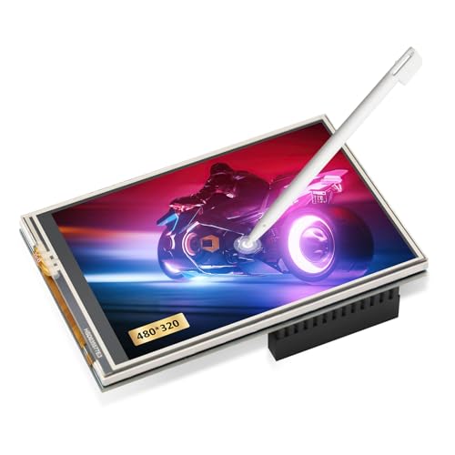 APKLVSR 3.5" Zoll TFT LCD Touch Screen SPI Display Monitor 480x320 mit Touch Pen für RPi 5 4B,3B+,3B,2B+,B APKLVSR 3.5" Zoll TFT LCD Touch Screen SPI Display Monitor 480x320 mit Touch Pen für RPi 5 4B,3B+,3B,2B+,B von APKLVSR