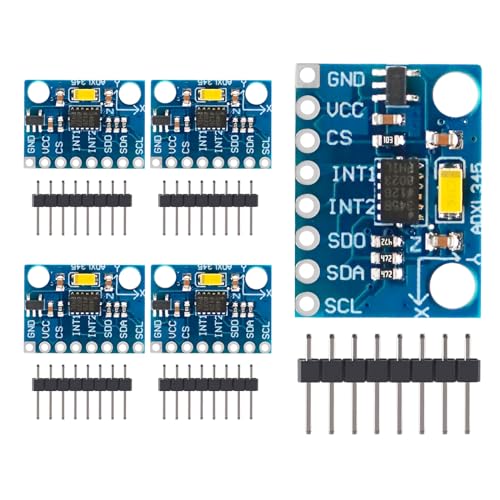APKLVSR 5 Stück ADXL345 Digitales Modul zur Beschleunigung der Schwerkraftneigung,3-Achsen Modul für Arduino GY-291 IIC/SPI Übertragung APKLVSR 5 Stück ADXL345 Digitales Modul zur Beschleunigung der Schwerkraftneigung,3-Achsen Modul für Arduino GY-291 IIC/SPI Übertragung von APKLVSR
