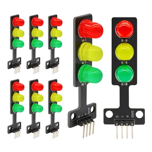 APKLVSR 8 x LED Ampel Modul,3,3-5V 8mm Creative DIY Mini-Ampel Modul,Mini LED Ampelmodul Kompatibel mit Arduino APKLVSR 8 x LED Ampel Modul,3,3-5V 8mm Creative DIY Mini-Ampel Modul,Mini LED Ampelmodul Kompatibel mit Arduino von APKLVSR