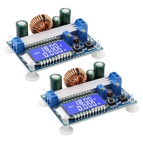 APKLVSR DC-DC Buck Boost Power Converter Automatischer Step Up/Down, Buck Boost Converter Anzeige,5,5–30V 12V auf 0,5–30V 5V 24V,3A 35W Spannungswandler von APKLVSR