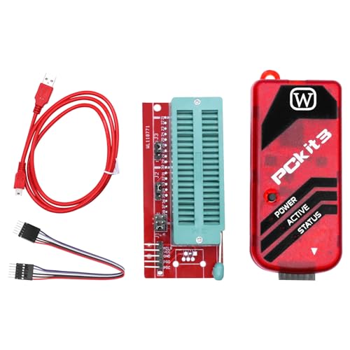 APKLVSR PICKIT 3 Kit3 PIC Programmierer,PIC ICD2 Kit2 Kit3 Mikrocontroller Programmierer Brennadapter Flash-Programmiermodulplatine mit USB Kabel Dupond Draht,für Programmen APKLVSR PICKIT 3 Kit3 PIC Programmierer,PIC ICD2 Kit2 Kit3 Mikrocontroller Programmierer Brennadapter Flash-Programmiermodulplatine mit USB Kabel Dupond Draht,für Programmen von APKLVSR