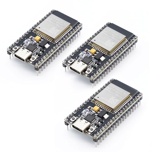 ESP32 NodeMCU-32S Lua Module,APKLVSR ESP32 USB C ESP-WROOM-32 CP2102 2.4 GHz WLAN WiFi Bluetooth Internet Development Board für Arduino(3 Stücke) ESP32 NodeMCU-32S Lua Module,APKLVSR ESP32 USB C ESP-WROOM-32 CP2102 2.4 GHz WLAN WiFi Bluetooth Internet Development Board für Arduino(3 Stücke) von APKLVSR