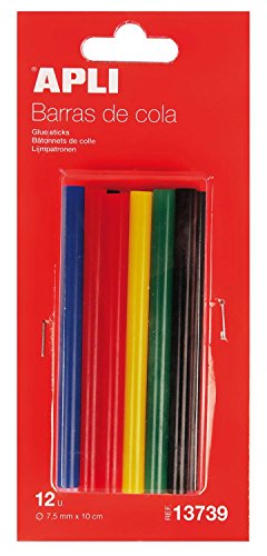 Apli 941771 – 10 Klebesticks Cola Hot, 7.5 mm Apli 941771 – 10 Klebesticks Cola Hot, 7.5 mm von APLI