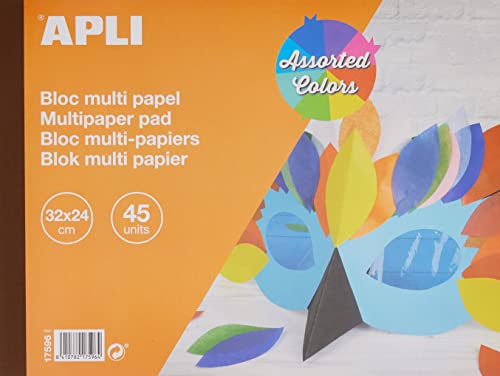 APLI 17596 - Sortierter Papierblock 32 x 24 cm 45 Blatt APLI 17596 - Sortierter Papierblock 32 x 24 cm 45 Blatt von APLI