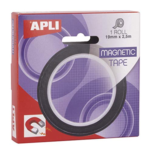 APLI 17724 Magnetklebeband 19 mm x 2,5 m von APLI