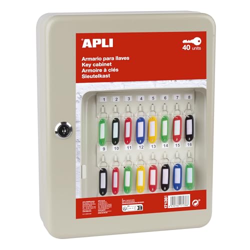 APLI schlüsselschrank, Aluminium, cremefarben von APLI