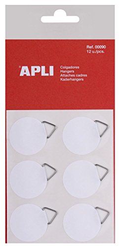 agipa 00090 Bildaufhänger, selbstklebend, Tragkraft: 200 g, weiß agipa 00090 Bildaufhänger, selbstklebend, Tragkraft: 200 g, weiß von APLI