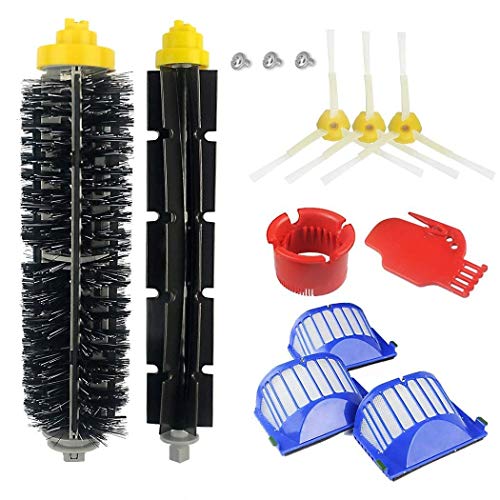 APLUSTECH Set mit Bürsten und Zubehör für iRobot Roomba Serie 600 605 610 616 620 625 630 631 632 639 650 651 660 670 680 681 691 696 13-teilig von XGAGHB