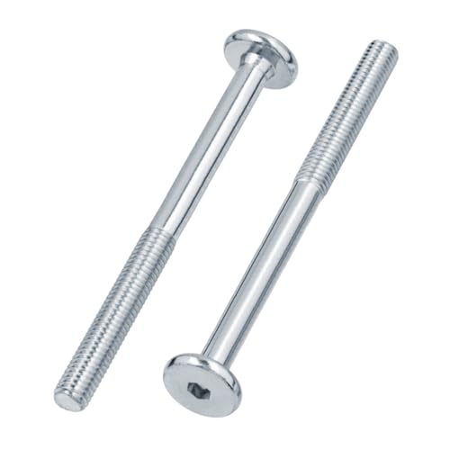 10 Stück Flachkopfschrauben mit Innensechskant M6x140 Möbelschrauben Möbelverbinder Flachkopf 10 Stück Flachkopfschrauben mit Innensechskant M6x140 Möbelschrauben Möbelverbinder Flachkopf von APM-Trade