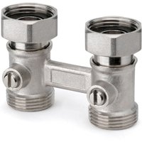 APM - Gerades Modell, Zweirohr-H-Ventil mit 3/4'F-Anschlüssen 345CP 020 3/4' x 3/4' ek von APM