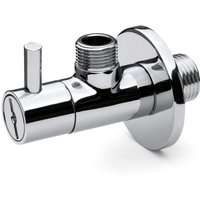 APM - Runder Untertischhahn aus Messing mit inspizierbarem Filter 2601.01510 Chrom von APM