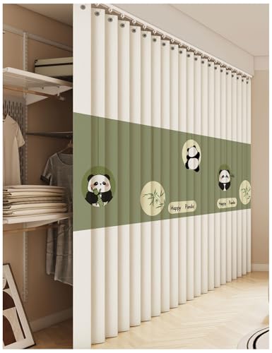 APMOE Schrankvorhang Zum Schieben, Staubdichter Vorhang für Regale, Vorhang Küchenschrank Selbstklebend, Faltbarer Unterschrankvorhang für Küche/Offenes Regal Anpassbar(H,Track W55cm/Curtain H180cm) APMOE Schrankvorhang Zum Schieben, Staubdichter Vorhang für Regale, Vorhang Küchenschrank Selbstklebend, Faltbarer Unterschrankvorhang für Küche/Offenes Regal Anpassbar(H,Track W55cm/Curtain H180cm) von APMOE