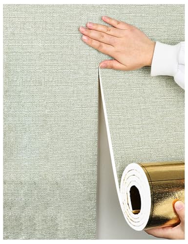 Selbstklebende Tapete - Deckenpaneele Kälteabwehr/Wärmehaltung Innen Wandverkleidung Selbstklebend Isoliertapete, Wall Paper Self Adhesive Wasserdicht/Feuchtigkeitsbeständig(Grün,5 Rolls) von APMOE