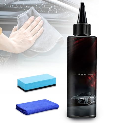 D1 Glass Polishing Liquid,2025 Neu Glasautos Politur Flüssigkeit Anti-Beschlag Autofensterreiniger Auto Glaspolitur Gegen Kratzer im Glas von APODESS