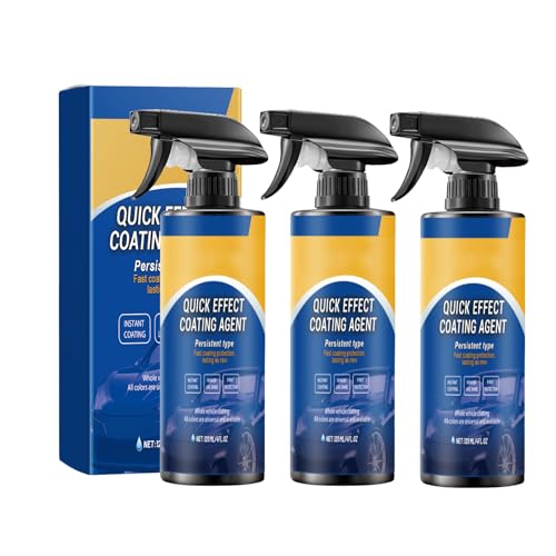 Tech Auto Beschichtungsspray,3 in 1 Quick Effect Coating Agent Hochschutz Auto Beschichtungsspray, Kratzer Entferner, Repariert Kratzer & Abnutzungserscheinungen Schnell (3) von APODESS