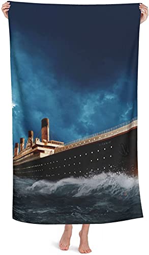 APOH Titanic Badetuch Jack Rose Strandtuch Tochter Geschenke Handtuch Strand Mikrofaser Groß Handtuch Falten und lichtbeständig (180x90cm, Titanic4) von APOH