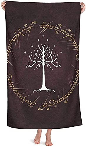 APOH Der Herr der Ringe Strandtuch The Lord of The Rings Badetuch Mikrofaser Handtuch Strand Weiches Pflegeleicht, Sandfreies Handtuch (150x100cm, Ringe5) (150x100cm, Ringe5) von APOH