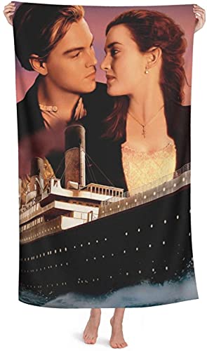 Titanic Badetuch Jack Rose Strandtuch Tochter Geschenke Handtuch Strand Mikrofaser Groß Handtuch Falten und lichtbeständig (160x80cm, Jack1) von APOH