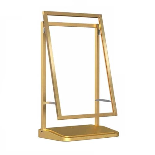 APOIUO Bodenstehender Schilderhalter, Hinweisständer, Plakatständer Zur Anzeige, Plakattafel-Anzeigeschild for Hochzeitsanzeige(Gold,Without Board) von APOIUO