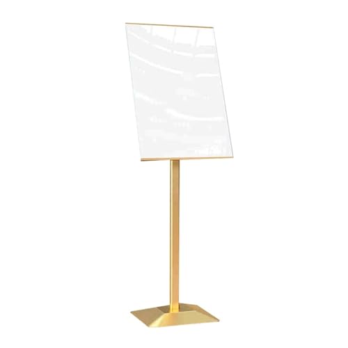 APOIUO Plakatständer, Schilderhalter, Plakatständer, Vertikaler, Bodenstehender Plakatständer, Plakatständer for Geschäftsgeschäfte(Gold,50x70cm) von APOIUO