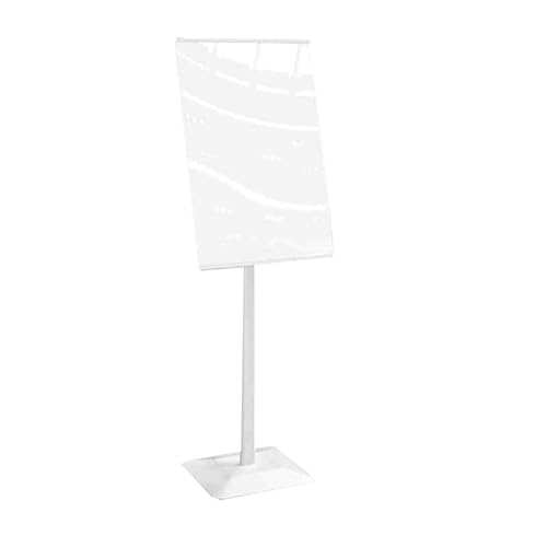 APOIUO Plakatständer, Schilderhalter, Plakatständer, Vertikaler, Bodenstehender Plakatständer, Plakatständer for Geschäftsgeschäfte(White,40x60cm) von APOIUO