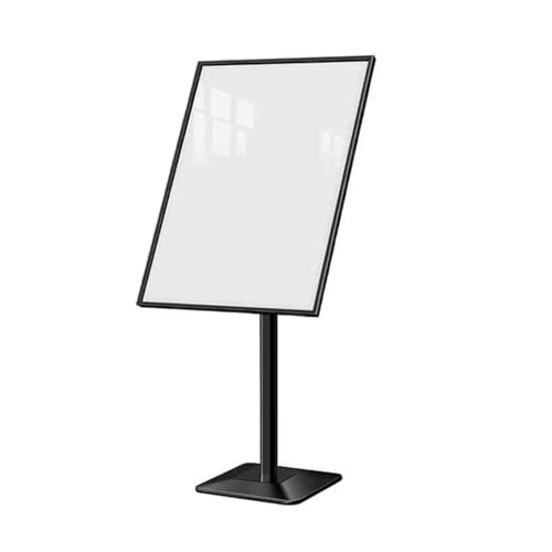 APOIUO Plakatständer Zur Anzeige, Bannerständer for Den Außenbereich, KT-Board-Hintergrund-Stützrahmen, Tragbarer Plakatständer for Die Anzeige Von Hochzeitsshows(Black,29.7x42cm) von APOIUO