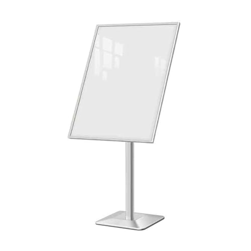 APOIUO Plakatständer Zur Anzeige, Bannerständer for Den Außenbereich, KT-Board-Hintergrund-Stützrahmen, Tragbarer Plakatständer for Die Anzeige Von Hochzeitsshows(Silver,29.7x42cm) von APOIUO