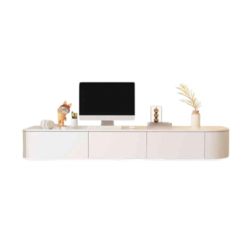 APOIUO Schwebender Schminktisch, Schwebender Eckschreibtisch, Schwebende Schublade, 3 Schubladen, for Schlafzimmer, Badezimmer, Ankleidezimmer(Left Wall) von APOIUO
