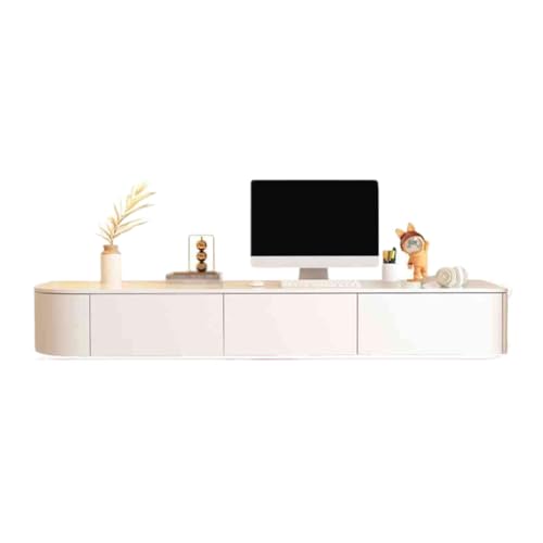 APOIUO Schwebender Schminktisch, Schwebender Eckschreibtisch, Schwebende Schublade, 3 Schubladen, for Schlafzimmer, Badezimmer, Ankleidezimmer(Right Wall) von APOIUO