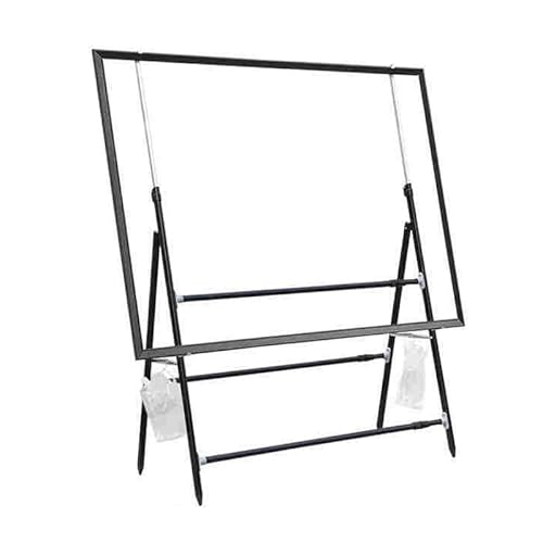APOIUO Stehende Display-Schildhalter for Den Innen- Und Außenbereich, Bodenständer for Schilder, Plakatständer Aus Aluminium(120x180cm) von APOIUO