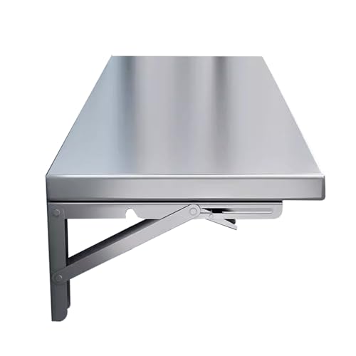 APOIUO Wandklapptisch, Esstisch Mit Klappblatt Aus Edelstahl, for Kleine Räume, for Restaurants(40x100cm) von APOIUO