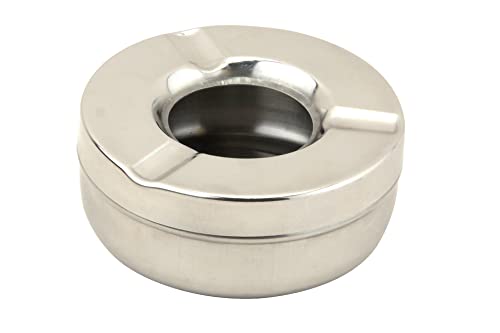 Apollo SS Aschenbecher Winddicht RND, Silber, Nicht zutreffend von APOLLO