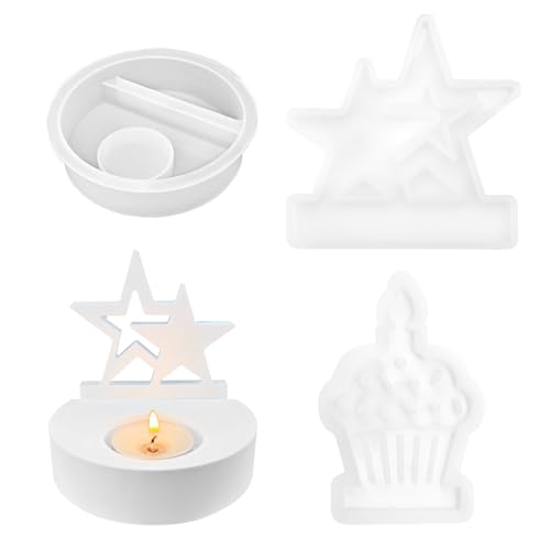 2 Silikonformen Gießformen Kerzenhalter Stern Einschieber Teelichthalter Epoxidharz Gips Silikon Kerzenständer Rund 2 Silikonformen Gießformen Kerzenhalter Stern Einschieber Teelichthalter Epoxidharz Gips Silikon Kerzenständer Rund von APOMOONS