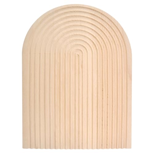 APOMONS Deko Servierbrett Holz Dekoratives Holzbrett Buche Schneidebrett Geriffelter Regenbogenform Holzschneidebrett Tablett Boho Servierplatte Frühstücksbrettchen für Brot Kekse Obst Kaffee Kuchen APOMONS Deko Servierbrett Holz Dekoratives Holzbrett Buche Schneidebrett Geriffelter Regenbogenform Holzschneidebrett Tablett Boho Servierplatte Frühstücksbrettchen für Brot Kekse Obst Kaffee Kuchen von APOMOONS