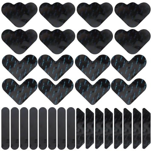 APOMOONS 32 Stück Antirutschmatte für Teppich Antirutschunterlage, Waschbar Teppich Antirutsch Pads in 4 Formen, Ecke Anti Rutsch Pads, Starke Klebrigkeit Anti Rutsch Teppichunterlage von APOMOONS
