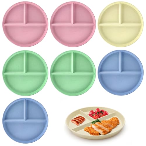 APOMOONS 8 Stück Geteilte Teller mit Unterteilung Menüteller Geteilte Speiseteller Platte Set Unzerbrechliches Kinderteller Unterteilt Wiederverwendbar Geteilte Teller für Kinder und Erwachsene APOMOONS 8 Stück Geteilte Teller mit Unterteilung Menüteller Geteilte Speiseteller Platte Set Unzerbrechliches Kinderteller Unterteilt Wiederverwendbar Geteilte Teller für Kinder und Erwachsene von APOMOONS