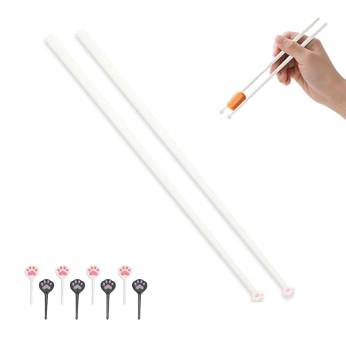 APOMOONS Essstäbchen Katzenpfoten 1 Paar, Sushi Stäbchen Kinder mit 8 Katzen-Obstgabel, Cat Paw Chopsticks für Partys Tierliebhaber Restaurants, Wiederverwendbare APOMOONS Essstäbchen Katzenpfoten 1 Paar, Sushi Stäbchen Kinder mit 8 Katzen-Obstgabel, Cat Paw Chopsticks für Partys Tierliebhaber Restaurants, Wiederverwendbare von APOMOONS