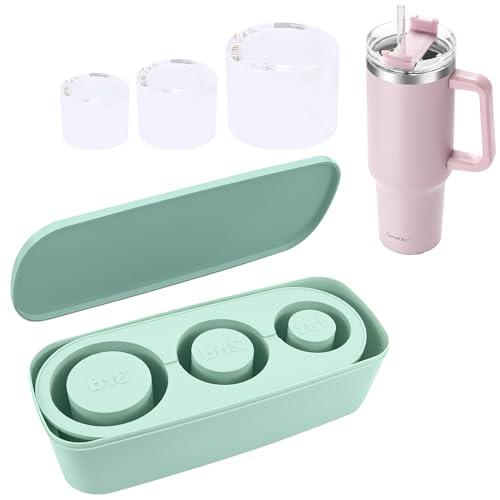 EiswüRfelform Silikon Mit Deckel EiswüRfelbehäLter Mit Deckel EiswüRfelform für Stanley Ice Cube Tray EiswüRfelform Groß Silikon EiswüRfelform EiswüRfelformen Eisform für Stanley Cups Grün (Grün) von APOMOONS