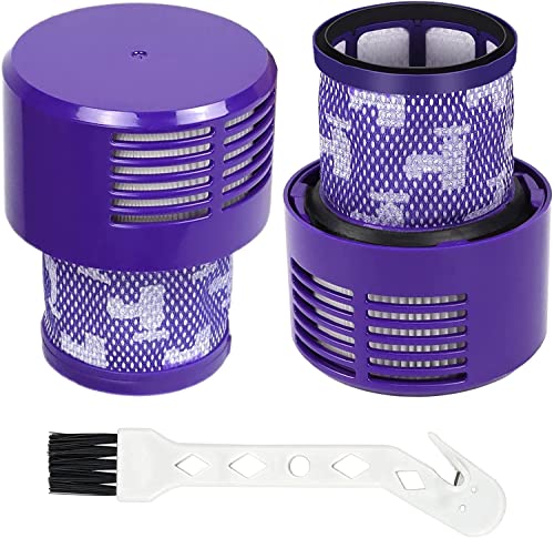 HEPA-Filter-Ersatz für Dyson Cyclone V10 Animal V10 Absolute SV12 V10 Total Clean Cordless Stick Staubsauger, Teilenummer 969082-01, 2 Stück von APPLIANCEMATES
