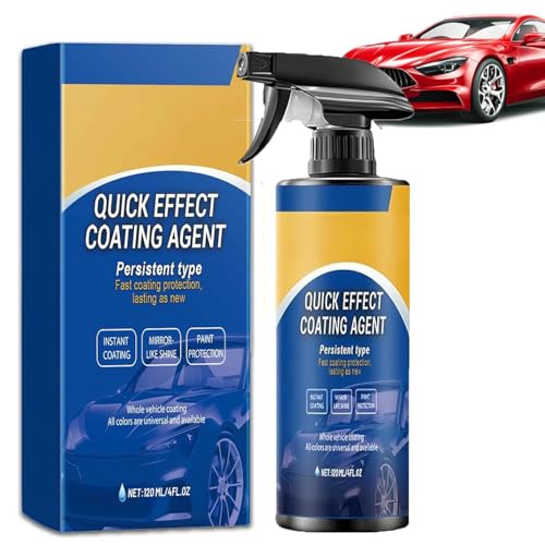 Car Coating Spray, Car Polish, CarSpray for Vehicles, Advanced Car Quick-Acting Coating Agent Spray, Quick Effect Coatings Agent, for All Car Models (1Pcs) von APRILADY