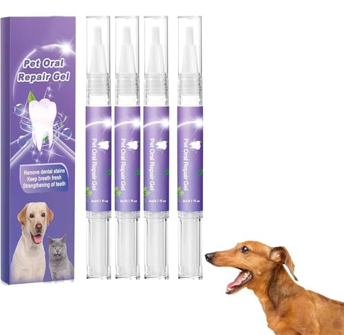 Pet Oral, Pet Oral Repair Gel, Dog Oral Repair Gel, Oral Care Cleaner for Dogs, Pets Breath Freshener for Cats and Dogs, Removes Tartar, Keep Atem Freshens, Strengthens Teeth (2Box) von APRILADY